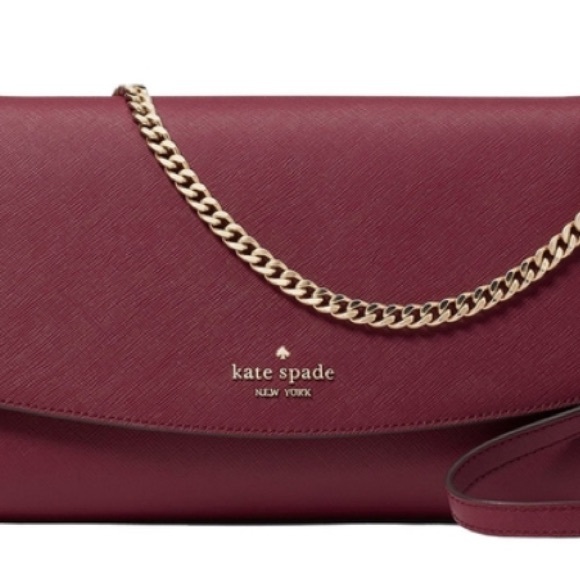 NWT Kate Spade ♠️ Greer Crossbody Berry Cobb Saffiano Leather - Picture 2 of 9